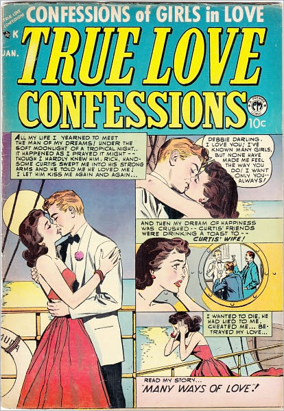 True Love Confessions Number 5 Love Comic Book
