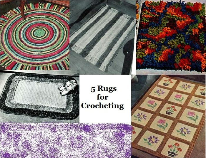 5 Rugs for Crocheting
