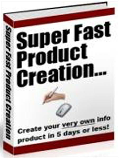 Super Fast Product Creation