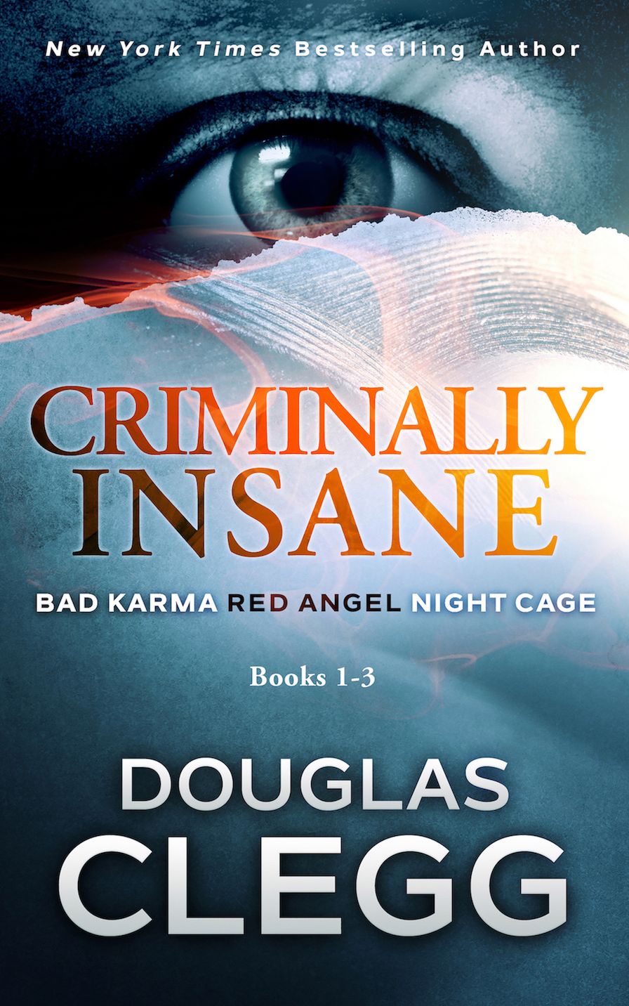 Criminally Insane: Books 1-3, contains the novels Bad Karma, Red Angel, and Night Cage