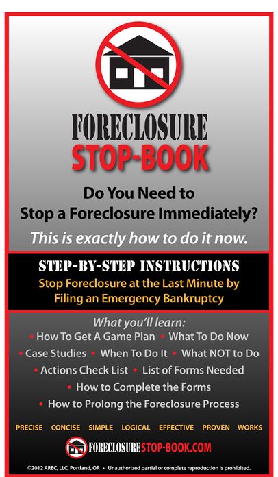 Foreclosure Stop-Book: Exactly How to Stop Foreclosure at the Last Minute