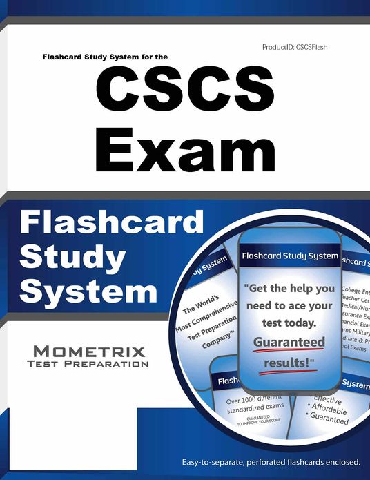 Flashcard Study System for the CSCS Exam