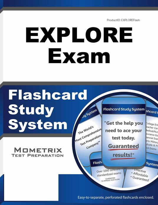 EXPLORE Exam Flashcard Study System