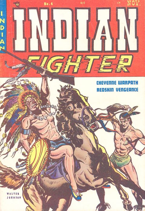 Indian Fighter Number 4 Western Comic Book