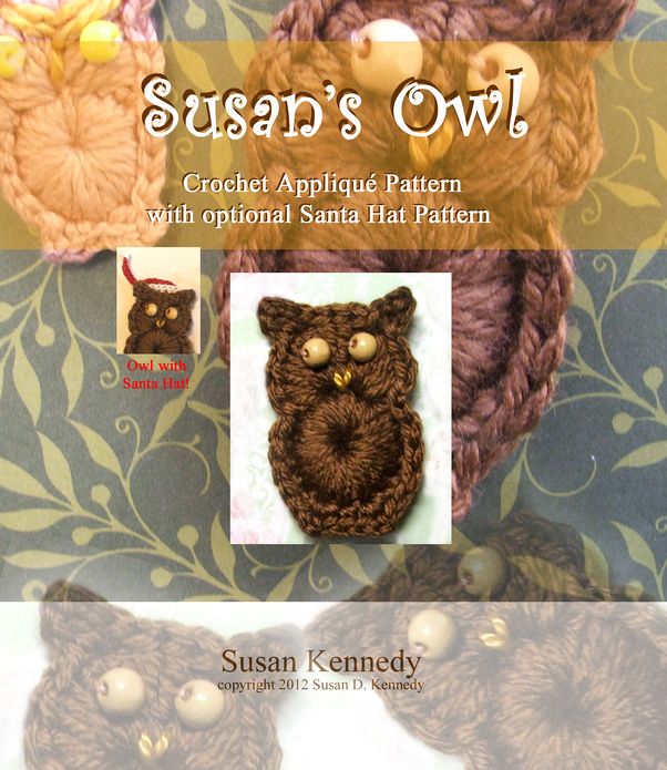 Susan's Small Owl Crocheted Ornament