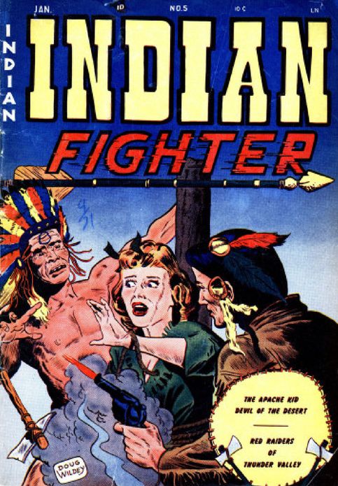 Indian Fighter Number 5 Western Comic Book