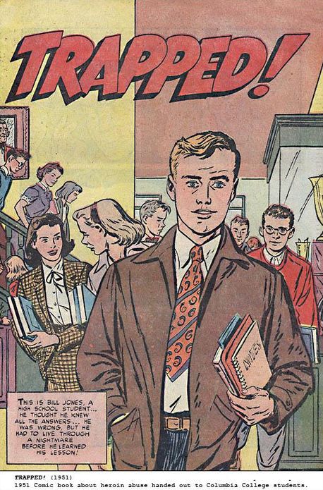 Trapped Drug Education Comic Book