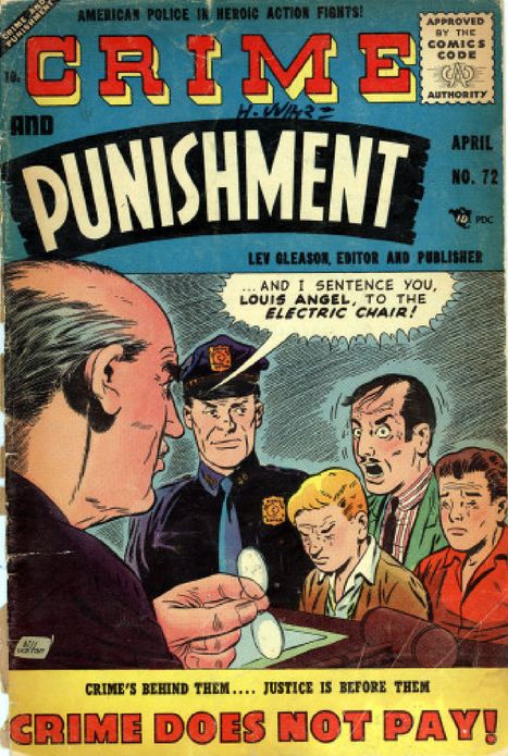 Crime and Punishment Number 72 Crime Comic Book