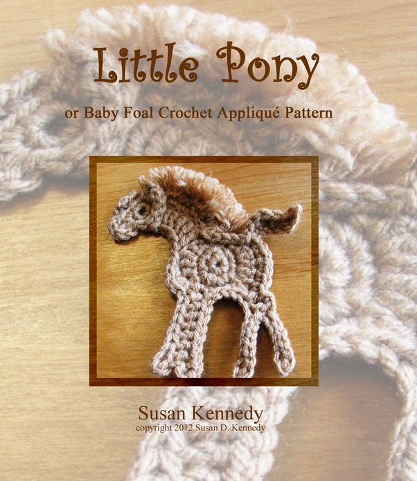 Susan's Crochet Pony Appliqu&eacute; Pattern