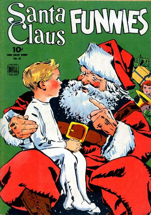 Santa Claus Funnies Number 61 Christmas Comic Book