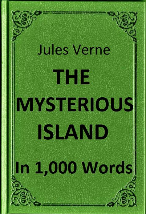 Verne - The Mysterious Island in 1,000 Words (Zbooker Classics)