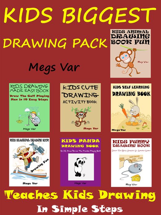 Kids Biggest Drawing Pack : Teaches Kids Drawing In Simple Steps