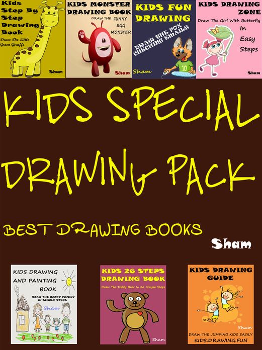 Kids Special Drawing Pack : The Pack Of Best Drawing Books For Kids
