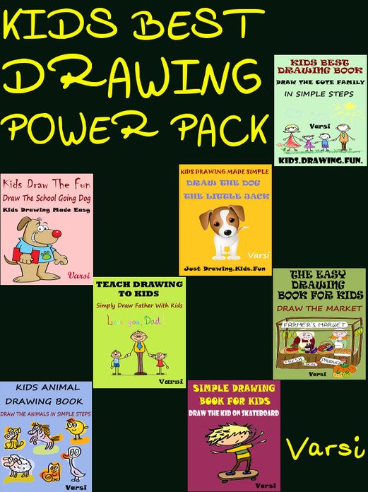 Kids Best Drawing Power Pack : Kids Best Drawing Books Collection In One Pack