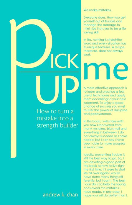 Pick Me Up: How to turn a mistake into a strength builder