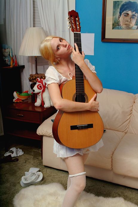 Sexy Nude Muse Tyra - Naughty Guitar Girl (erotic nude photography)