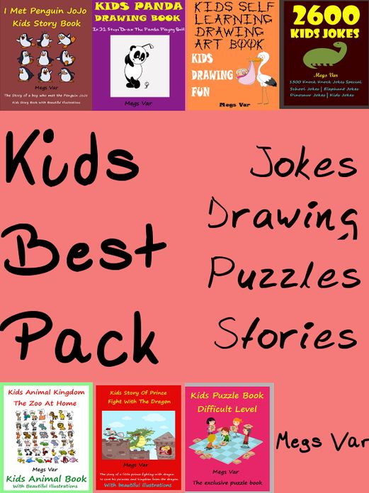 Kids Best Pack Jokes Puzzles Stories Drawing Books