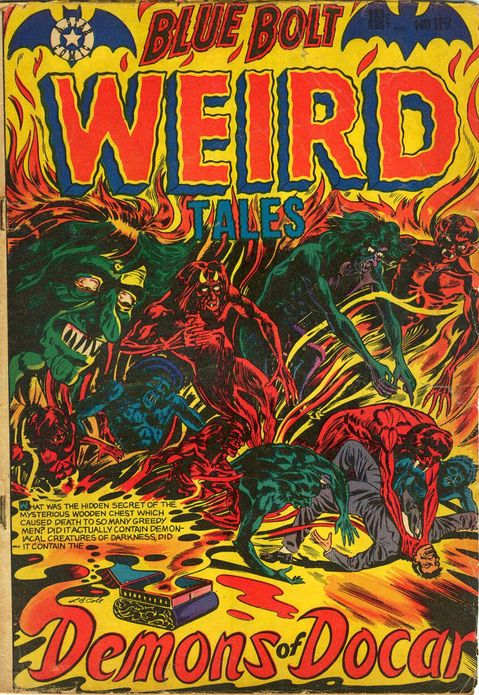 Blue Bolt Weird Tales 119 Horror Comic Book