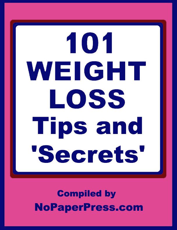 101 Weight Loss Tips