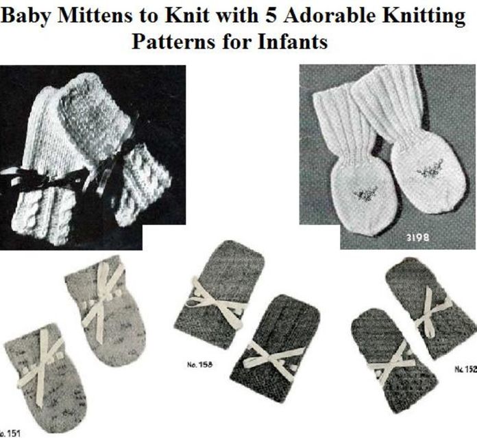 Baby Mittens to Knit with 5 Adorable Knitting Patterns for Infants