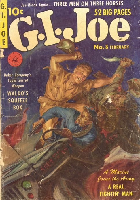 GI Joe Number 8 War Comic Book
