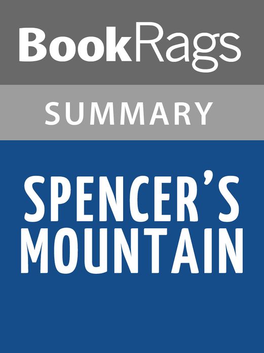 Spencers Mountain by Earl Hamner Jr. l Summary & Study Guide