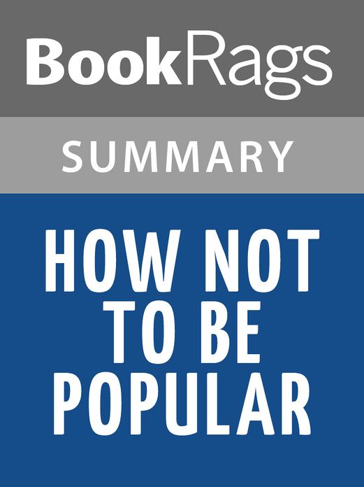 How Not To Be Popular by Jennifer Ziegler l Summary & Study Guide