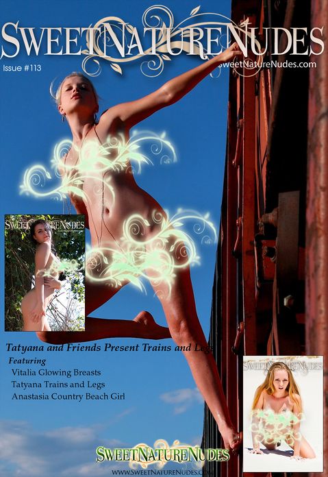 Tatyana and Friends Present Trains and Legs - SweetNatureNudes Issue #113