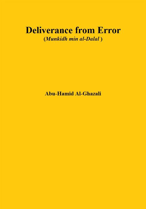 Deliverance from Error (Munkidh min al-Dalal)