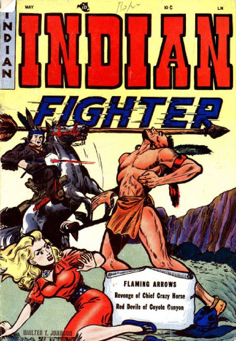 Indian Fighter Number 1 Western Comic Book