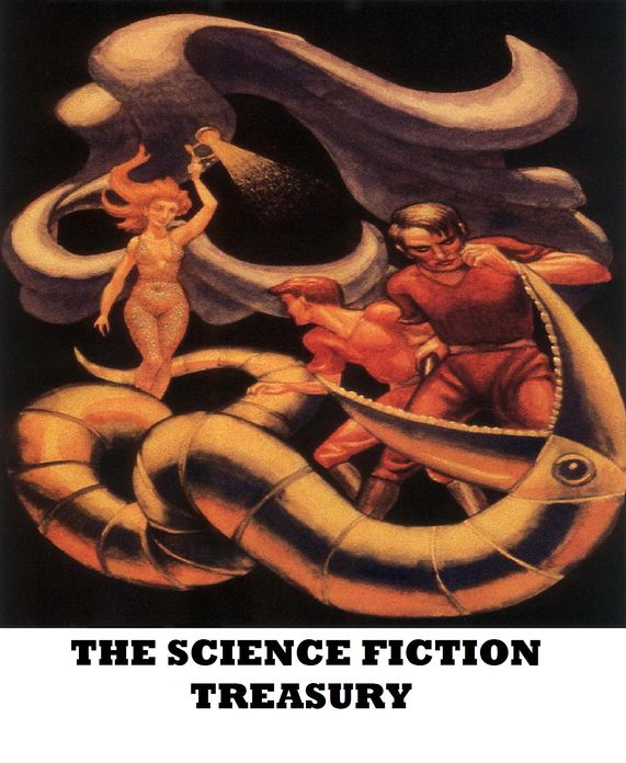 The Science Fiction Treasury-20 Classic Sci-Fi Short Stories (Featuring stories by Fritz Leiber, Robert Silverberg, Philip K. Dick, Harry Harrison, James Blish, C.M Kornbluth, Fredric Brown, and more!)