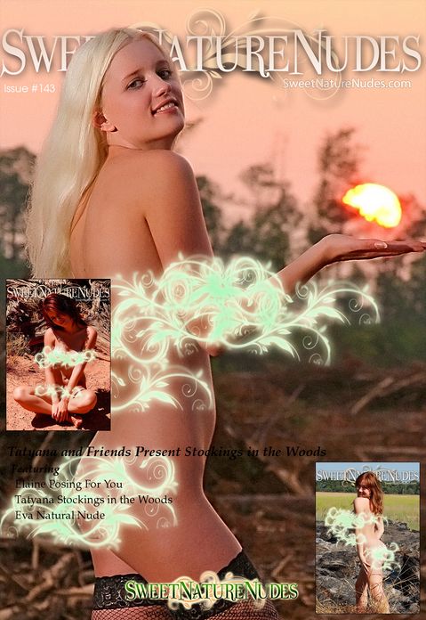 Tatyana and Friends Present Stockings in the Woods - SweetNatureNudes Issue #143
