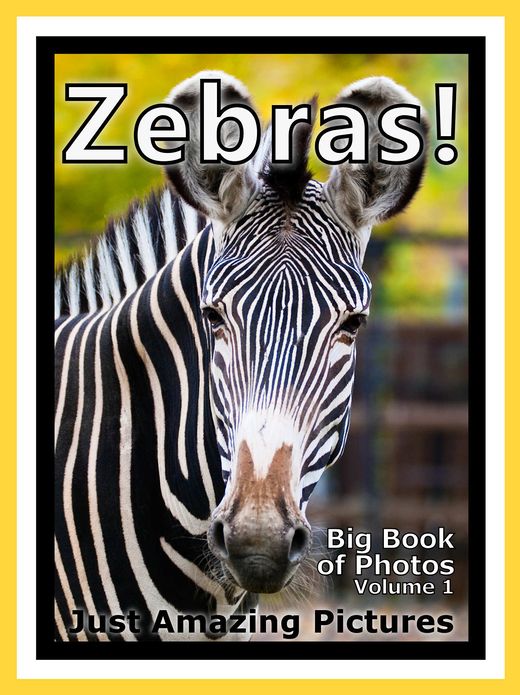 Just Zebra Photos! Big Book of Photographs & Pictures of Zebras, Vol. 1