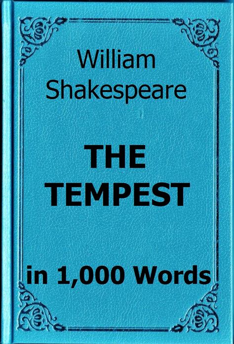 Shakespeare - The Tempest in 1,000 Words