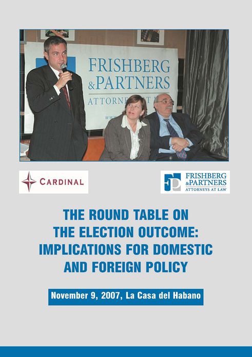 Election Outcome: Implications for Domestic and Foreign Policy