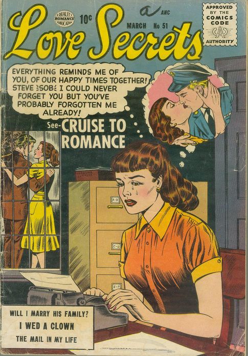 Love Secrets Number 51 Love Comic Book