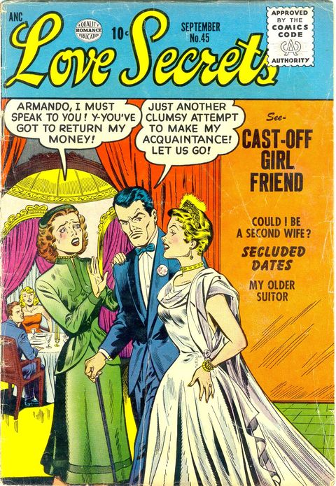 Love Secrets Number 45 Love Comic Book