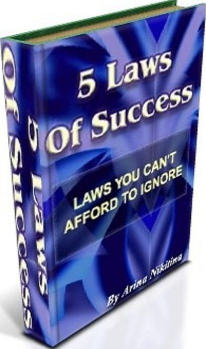 Life Coaching eBook on 5 Laws of Success - If you apply 5 laws of success you will succeed....