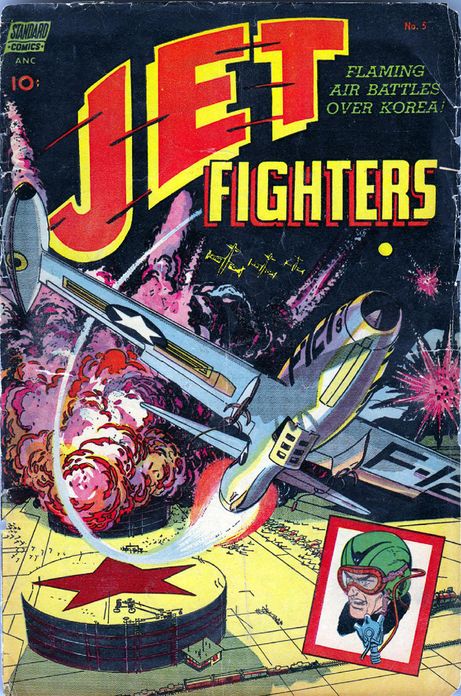 Jet Fighters Number 5 War Comic Book