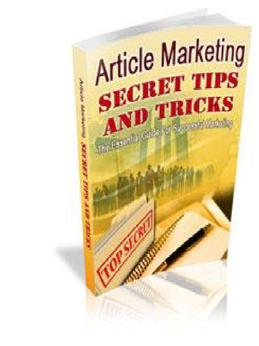 Article Marketing Secret Tips and Tricks