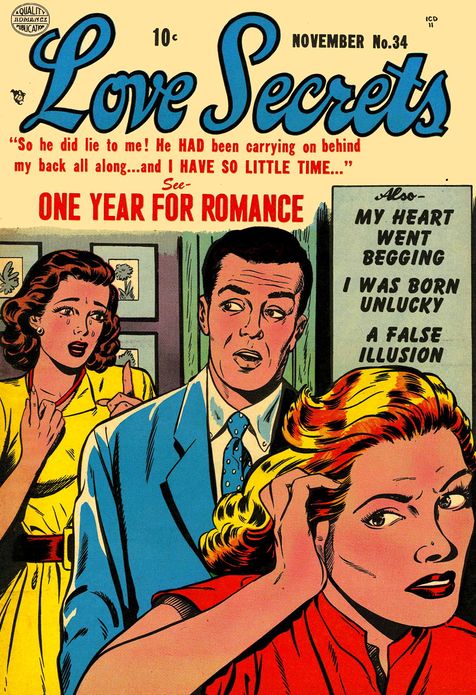 Love Secrets Number 34 Love Comic Book