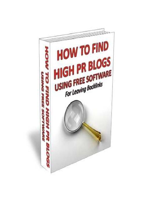 How To Find High PR Blogs
