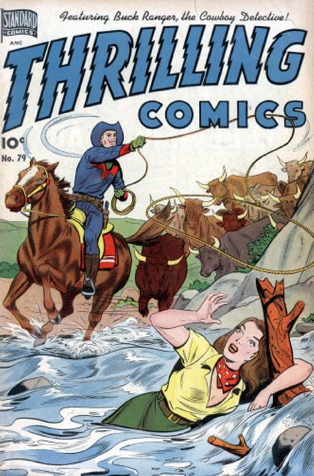 Thrilling Comics Number 79 Western Comic Book