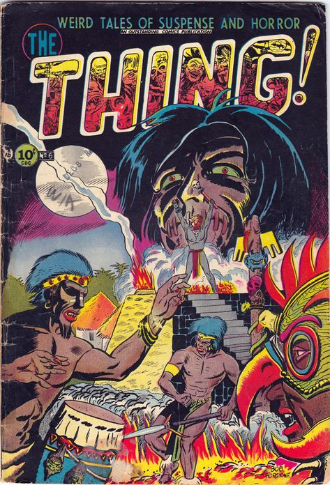 The Thing Number 6 Horror Comic Book