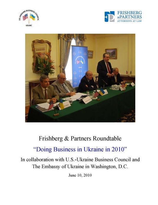 Doing Business in Ukraine in 2010