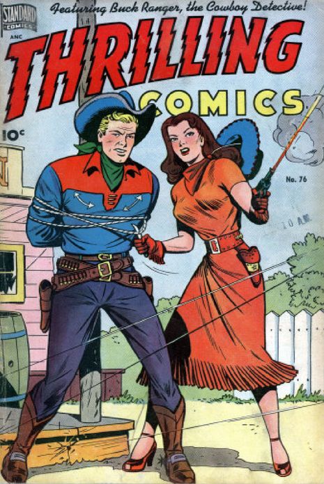 Thrilling Comics Number 76 Western Comic Book