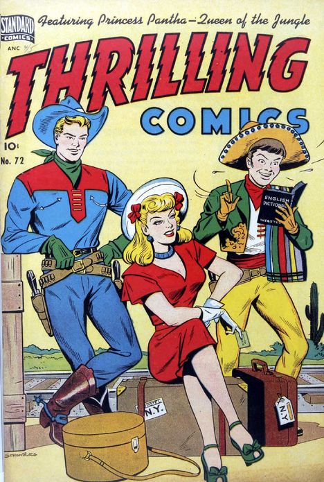 Thrilling Comics Number 72 Western Comic Book