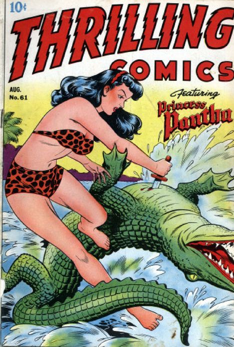 Thrilling Comics Number 61 Action Comic Book