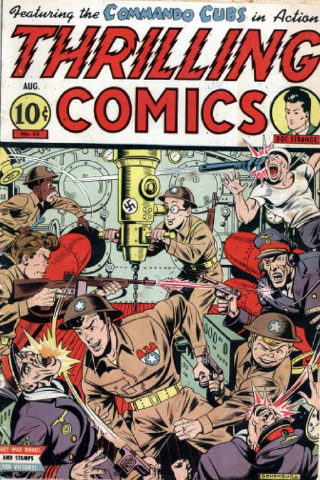 Thrilling Comics Number 43 Action Comic Book