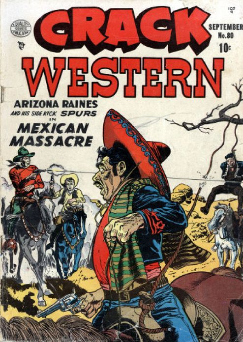 Crack Western Number 80 Western Comic Book